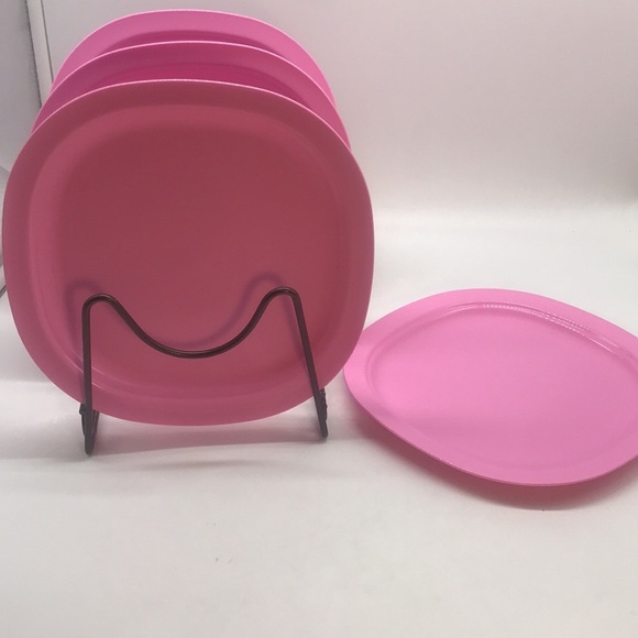 Tupperware Microwaveable Dessert Plate Set of 4 - Picture 11 of 13